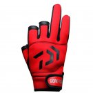DAIWA Fishing Gloves Breathable 3 Fingers Cut Water-Proof Sport Hunting Gloves