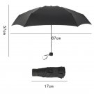 New Black Small Umbrella Rain Fashion Folding Women Gift Men Mini Pocket Parasol