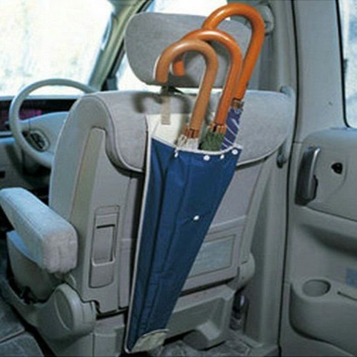 Car Seat Wet Rain Umbrella Storage Foldable Holder Umbrella Car Back Seat Hanger