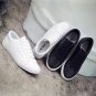 White Women Sneakers Casual Tenis Feminino Lace-up PU Leather Spring Lady Shoes