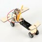 Educational Children Electric Wooden Airplane DIY Model Toy Plane Game Kids Kit