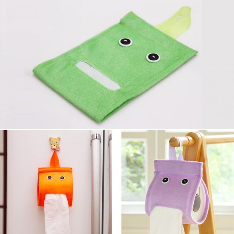 New Lovely Toilet Paper Holder Bathroom Creative Cloth Wall Mounted WC Rolhouder