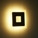 Wall Lamp Led Square Acrylic Bedroom Living Room 18 W Decorative Corridor Light
