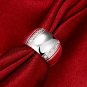 Wedding Ring Women Silver 925 Sterling Men Engagement Fashion Hand Finger 8 Size