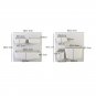 Home Storage Organizer Wall Suction Cup Plastic Bathroom Storage Cosmetic Holder