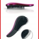 New Brainbow Antistatic Hair Brush Massage Electroplate Salon Hair Styling Comb