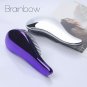 New Brainbow Antistatic Hair Brush Massage Electroplate Salon Hair Styling Comb