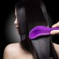 New Brainbow Antistatic Hair Brush Massage Electroplate Salon Hair Styling Comb