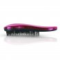 New Brainbow Antistatic Hair Brush Massage Electroplate Salon Hair Styling Comb