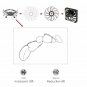 Computer Cooler ALSEYE S-120 Fan 120mm High Air Flow DC 12V 1200RPM 3pin for CPU