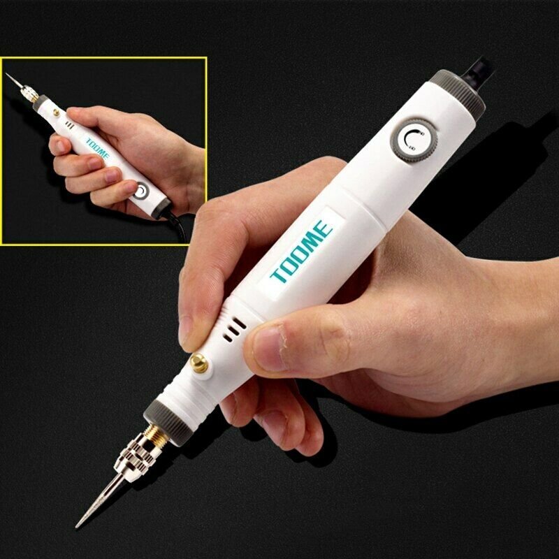 18V Mini Drill Power Tool Electric Mini Engraving Pen with 0.3-3.2 Accessories