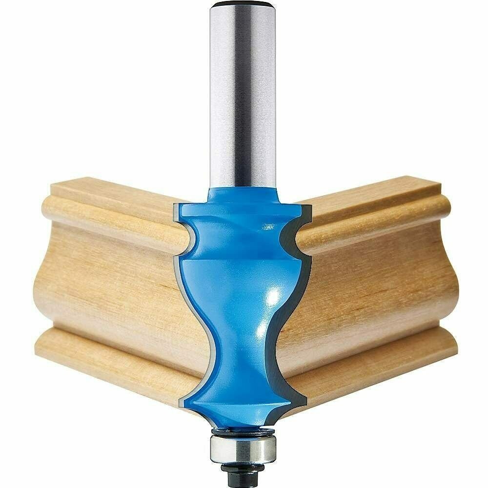 8mm Shank Architectural Cemented Carbide Molding Router Bit Trimming Wood Cutter