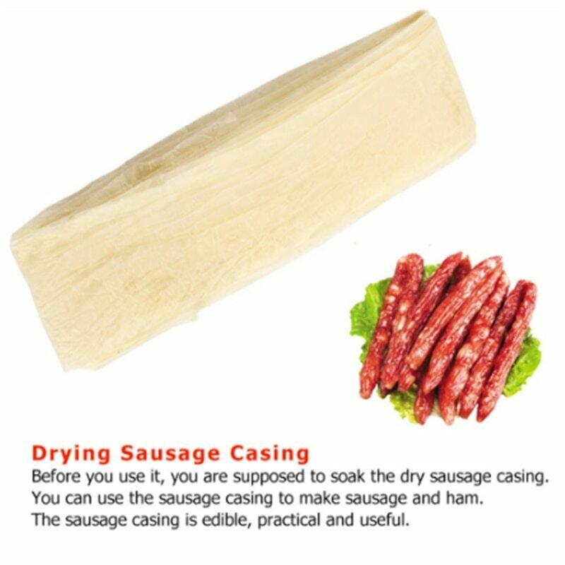 50mm Edible Sausage Casings Packaging Pork Intestine Sausage Tube Casing Stuffer