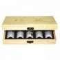 50/100pcs Coin Wooden Storage Box Coin Collection Case Money Vintage Container