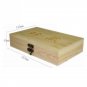 50/100pcs Coin Wooden Storage Box Coin Collection Case Money Vintage Container