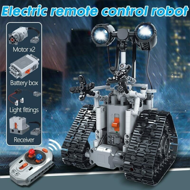 408PCS City Creative RC Robot Electric Building Blocks Technic Remote Control