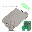 Bilchave Smart Card Key 2 Buttons Remote Car Key Control Renault Laguna Espace