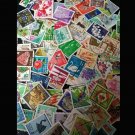 50 PCS Collection Japanese Used Postage Stamps Regular With Post Mark Off Paper