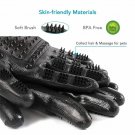 1Pair Grooming Glove Pet Hair Remover Cats Soft Rubber Dog Horse Cat Clean Brush