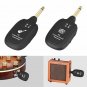 UHF 730MHz Guitar Wireless Transmitter Receiver Built-in Rechargeable Wireless