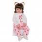 Reborn Baby Doll Toy Cloth Body Stuffed Realistic Baby Doll With Giraffe Toddler