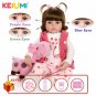 Reborn Baby Doll Toy Cloth Body Stuffed Realistic Baby Doll With Giraffe Toddler