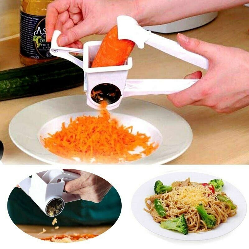 Cheese Grater Hand Cranked Whirling Cheese Ginger Graters Cutter Slicer Shredder