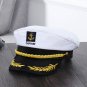 Boat Skipper Ship Sailor Captain Hat Yacht Military Hats Navy Marine Admiral Hat