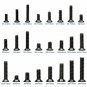 720 Pcs Small Mini Screw Set m1.4 m1.7 m2 m2.5 m3 Carbon Computer Laptop Screws