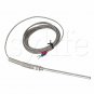 High Temperature -100~1250 C Thermocouple Probe Sensors K Type 100mm Generic 3m
