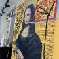 Wall Hanging Mona Lisa Graffiti Tapestry Art Carpet Beach Mat Polyester Blanket