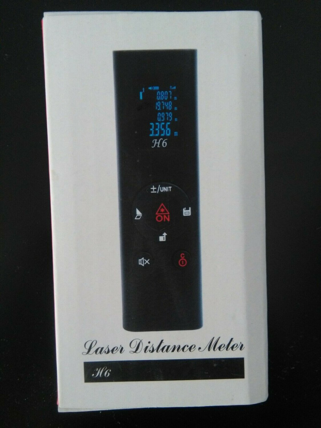 Mini Digital Laser Distance Meter 40M USB Charging Rangefinder Handheld Range
