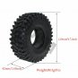 4PCS Wheel Tires 1:10 RC Crawler 120MM 1.9" Rubber Rocks Tyre Rock Crawler Axial
