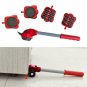 Furniture Lifting Mobile Slides Trolley Heavy Object Moving Tool Mover 5Pcs Set