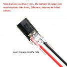 10pcs 22-20AWG Lock Wire Connector 2pin Pluggable Spring Scotch Wire Quick Crimp