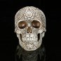 Skull Statues Sculptures Cranium Death's-Head 1:1 Model Scary Decor Skull Statue