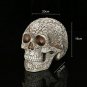 Skull Statues Sculptures Cranium Death's-Head 1:1 Model Scary Decor Skull Statue