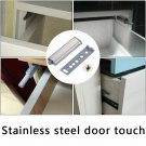 10Pcs Cabinet Door Stopper Buffer Catches Quiet Closer Open Touch Damper Bumper