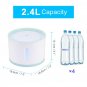 2.4 L Cat Spring Drinking Bowl Automatic Feeder Drink Filter Pet Water Fountain