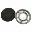 Tintonlife Round Black Vacuum Cleaner Filter Dust Cleaner Collector Aspirator