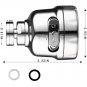 Home Kitchen Water Faucet Aerator 3Modes Tap Connector Head Nozzle Saving Filter