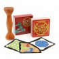 Jungle Board Game Brown Wood Token Family Party Fun Fast Pair Cards Game English