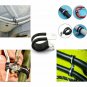 52 Pcs 1/4" to 3/4" Cable Clamp Stainless Steel Metal Clamp Rubber Cushion Clamp