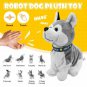 Robot Dog Plush Toy Electronic Interactive Bark Walk Dogs Toy Robot Puppy Pets