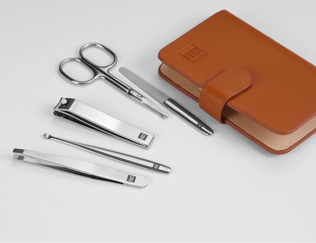 5pcs Nail Cutter Tool Set Portable Travel Hygiene Kit Manicure Nail Clippers Set