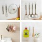 20 Pcs Wall Hooks Hanger Bathroom Kitchen Towel Hook Strong Suction Transparent