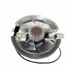 New Desktop Computer PC Blue LED Aluminum Heatsink CPU Cooler CPU Fan Universal