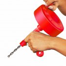 5m Pipe Dredger Drains Dredge Drill Power Kitchen Toilet WC Sewer Blockage Hand