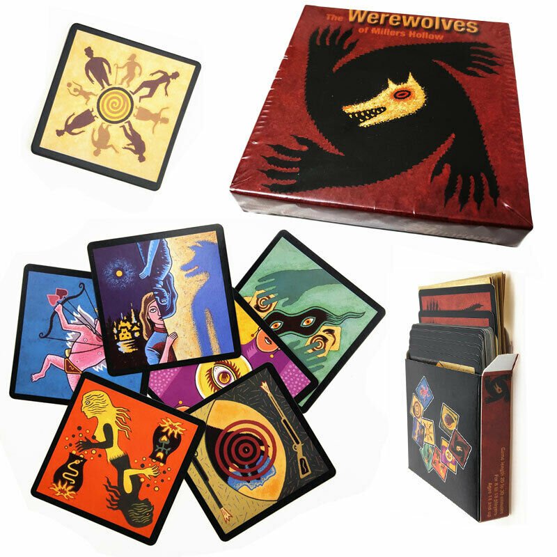 Werewolves Cards Game Board Game English version 24 cards Adult Home Family Game