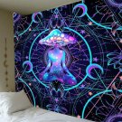 Magic Mushrooms Cloth Hanging Tapestry Mat Wall Blanket Mat Polyester Art Carpet